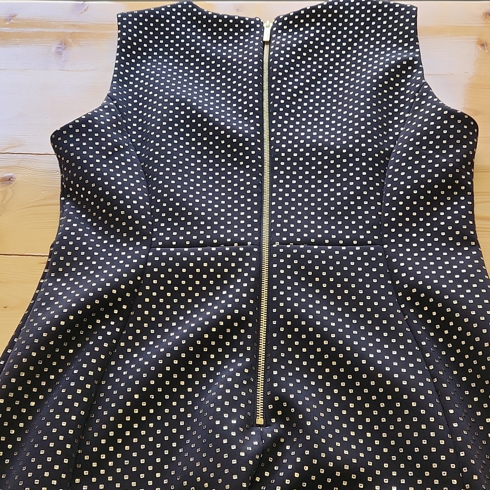 Calvin Klein Black Gold Sheath Pencil Dress 14 - Picture 14 of 15